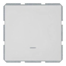 Изображение Выключатель 1-клавишный проходной с подсветкой Jasmart серия FD, тауп матовый (soft touch)